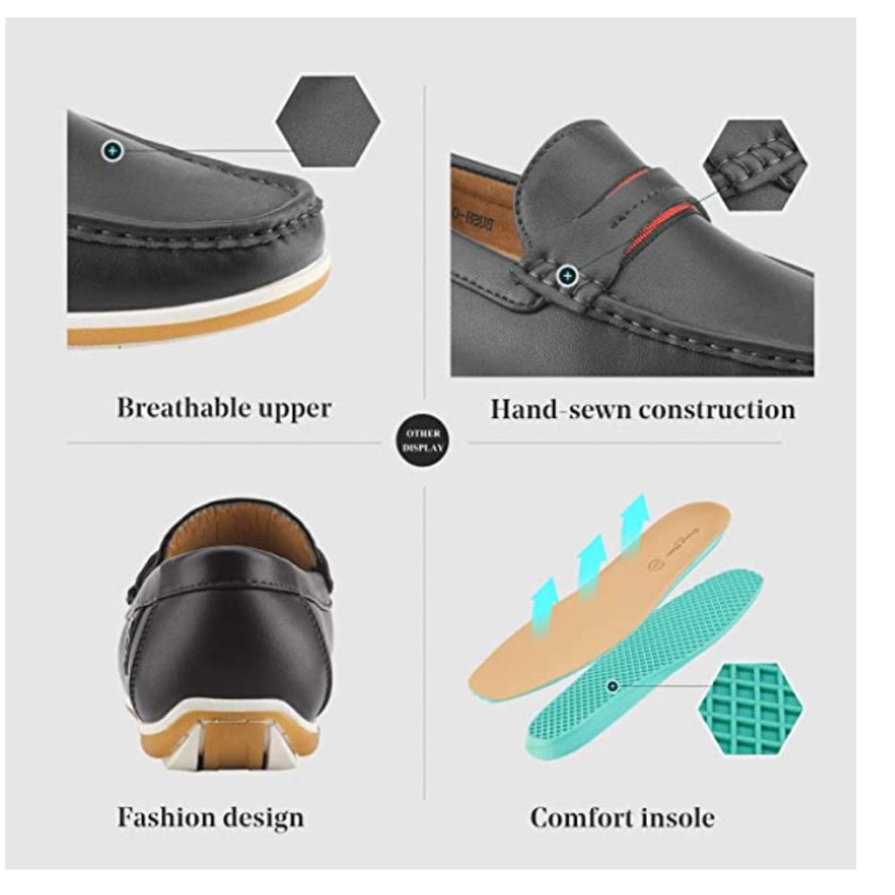 NEW! Men's "Bush" Driving Loafer Moccasins - Picture 3 of 6